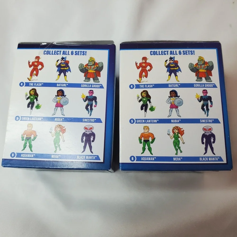 Wendy's Kids' Meal Toys 2023 DC Super Heroes Mini Figures/Muscle Men 2 And 4 Lot